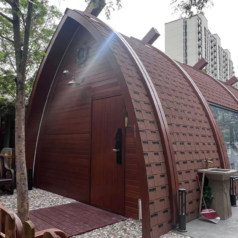 조립식 나무 보트하우스