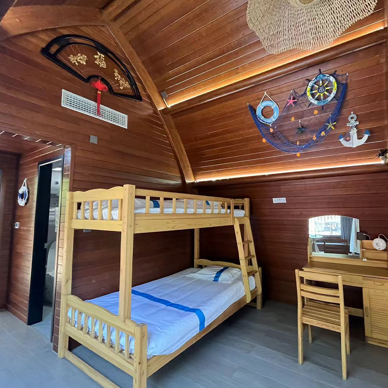 조립식 나무 보트하우스