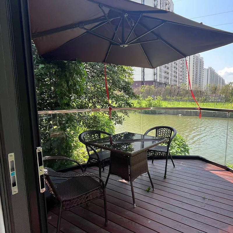 조립식 나무 보트하우스