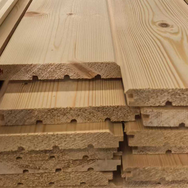 가문비나무 외부 나무 벽 클래딩