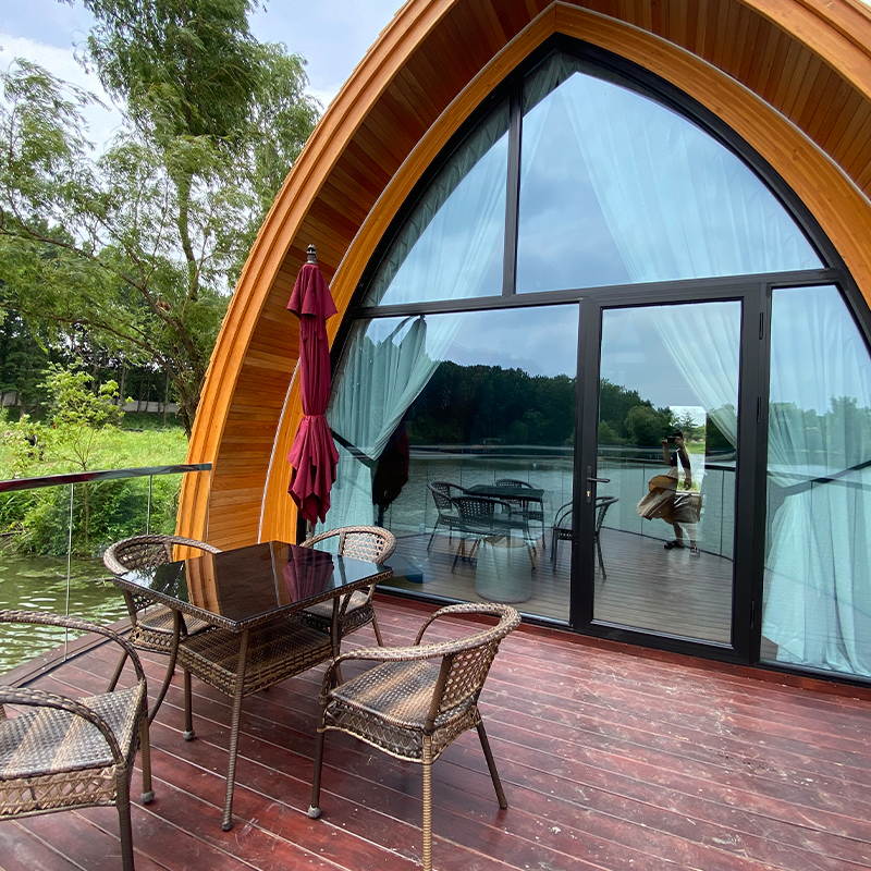 조립식 나무 보트하우스