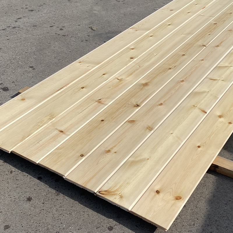 소나무 혀와 홈 벽 패널