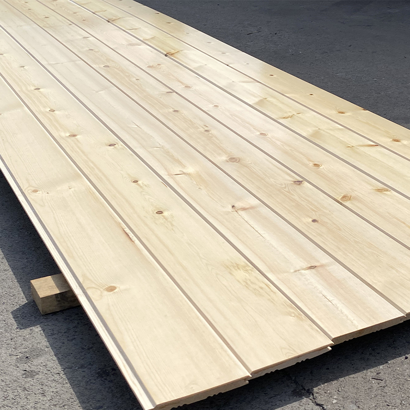 소나무 혀와 홈 벽 패널