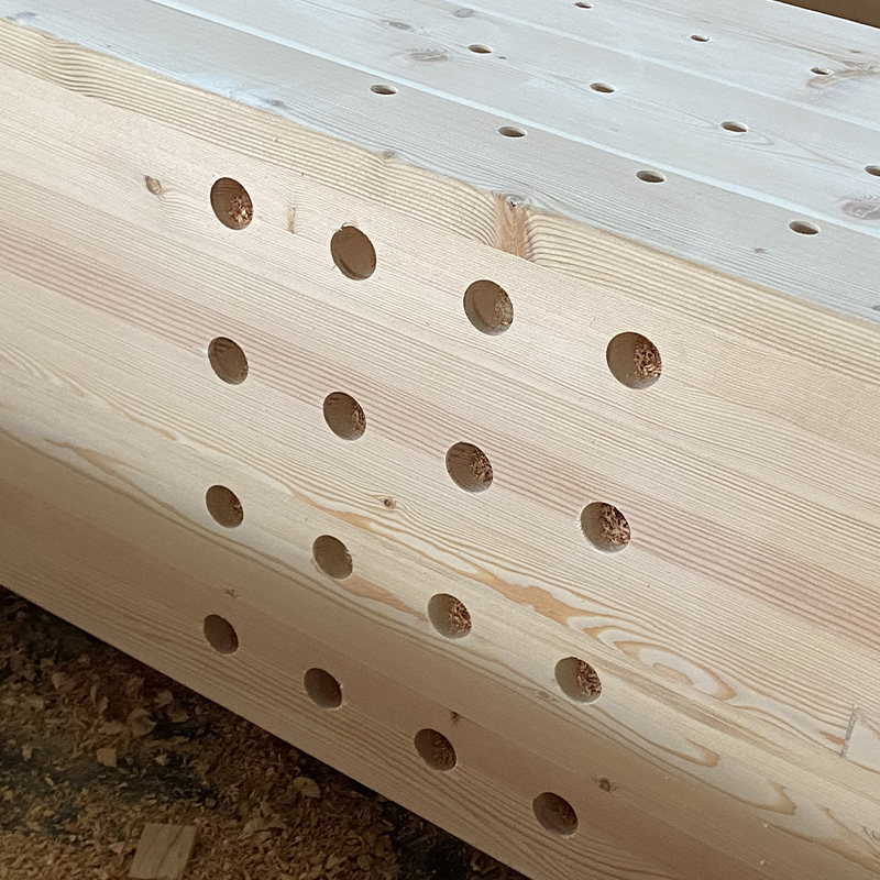 더글러스 전나무 글루람 빔 및 포스트 