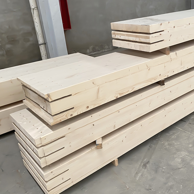 소나무 글루람 빔과 포스트 