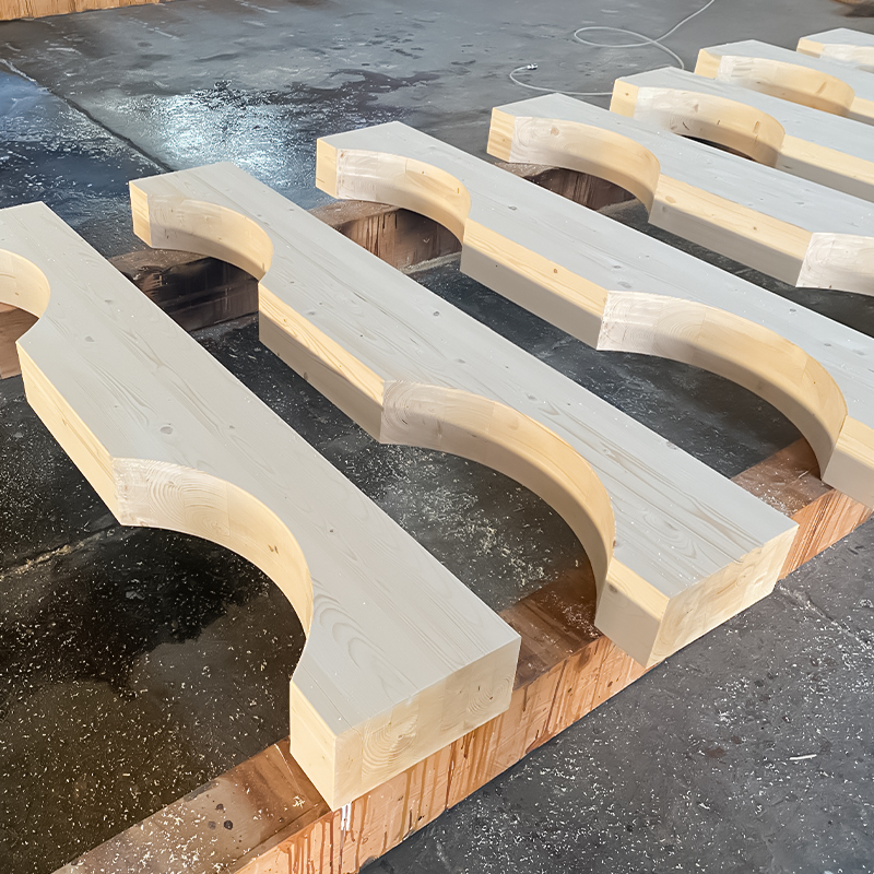 소나무 특수 모양의 글루람 