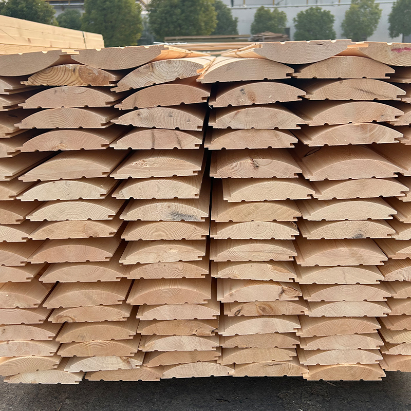 더글러스 전나무 D-로그 사이딩