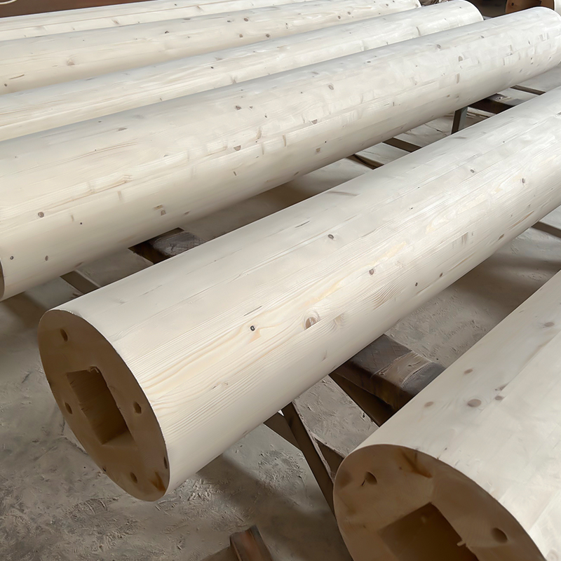 소나무 글루람 빔과 포스트 