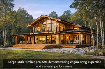 Large-scale timber projects demonstrating engineering expertise and material performance
